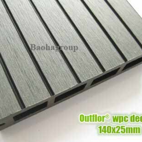 Sàn gỗ nhựa WPC ngoài trời tấm rỗng OBM120-19B